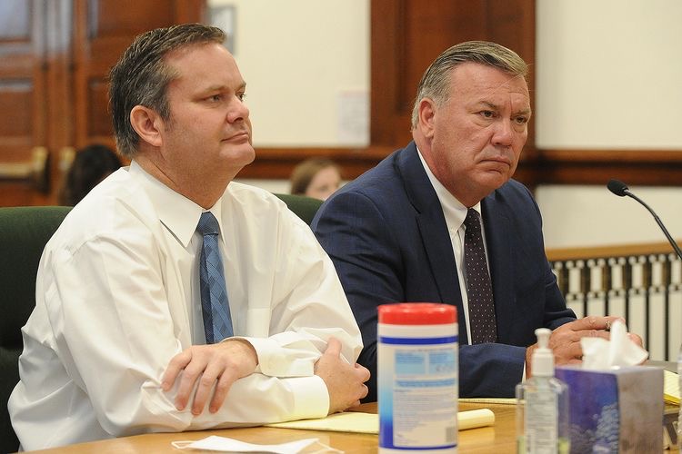 Chad in court with his lawyer