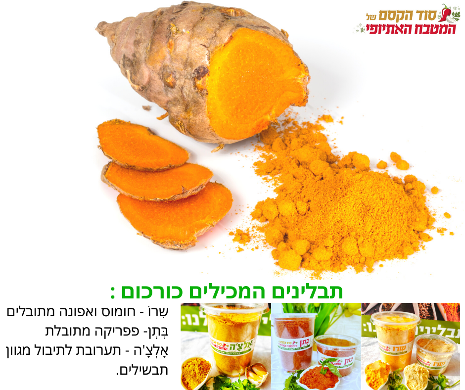 הכורכום וסגולותיו.