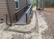 Drainage installation Winnsboro, Texas