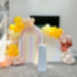 Double Arch Backdrop + Balloon Garland