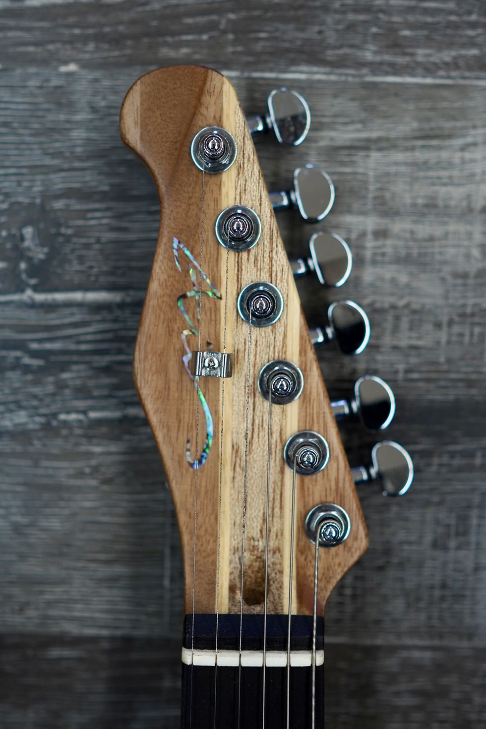 Thumbnail: AIO TC1-H Left-Handed Electric Guitar - Dark Walnut *Humbucker Neck Pickup