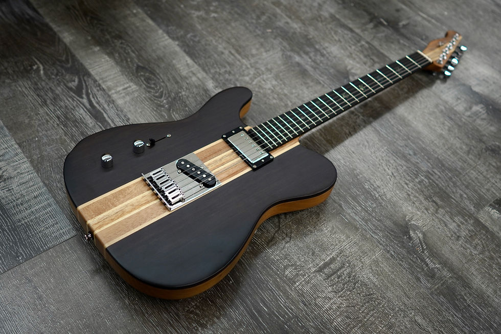 Thumbnail: AIO TC1-H Left-Handed Electric Guitar - Dark Walnut *Humbucker Neck Pickup