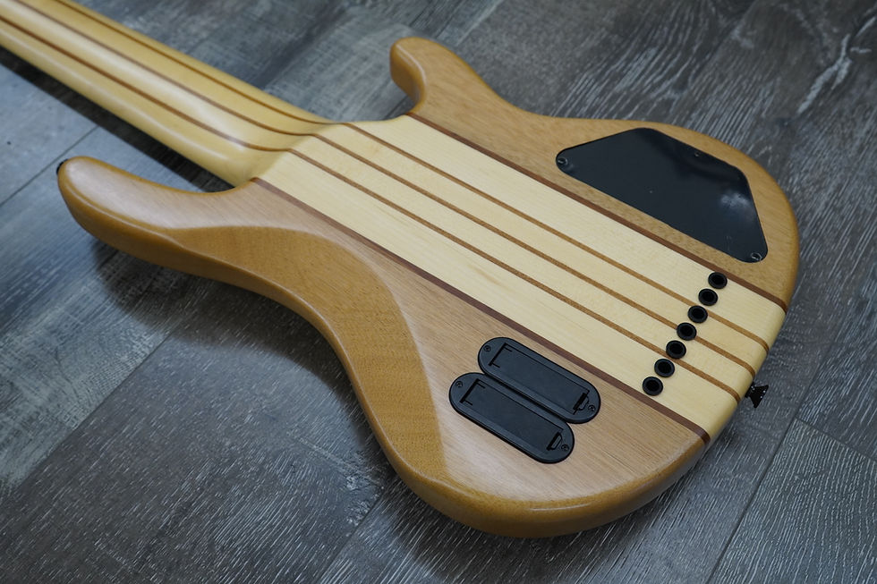 Thumbnail: AIO S7-7 Left-Handed Bass - Spalted Maple