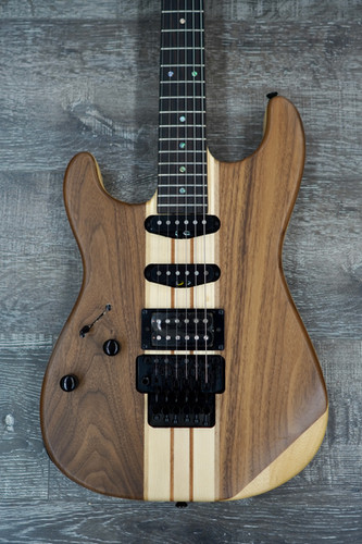 AIO Wolf S1 Floyd Rose Left-Handed Electric Guitar - Walnut | Your