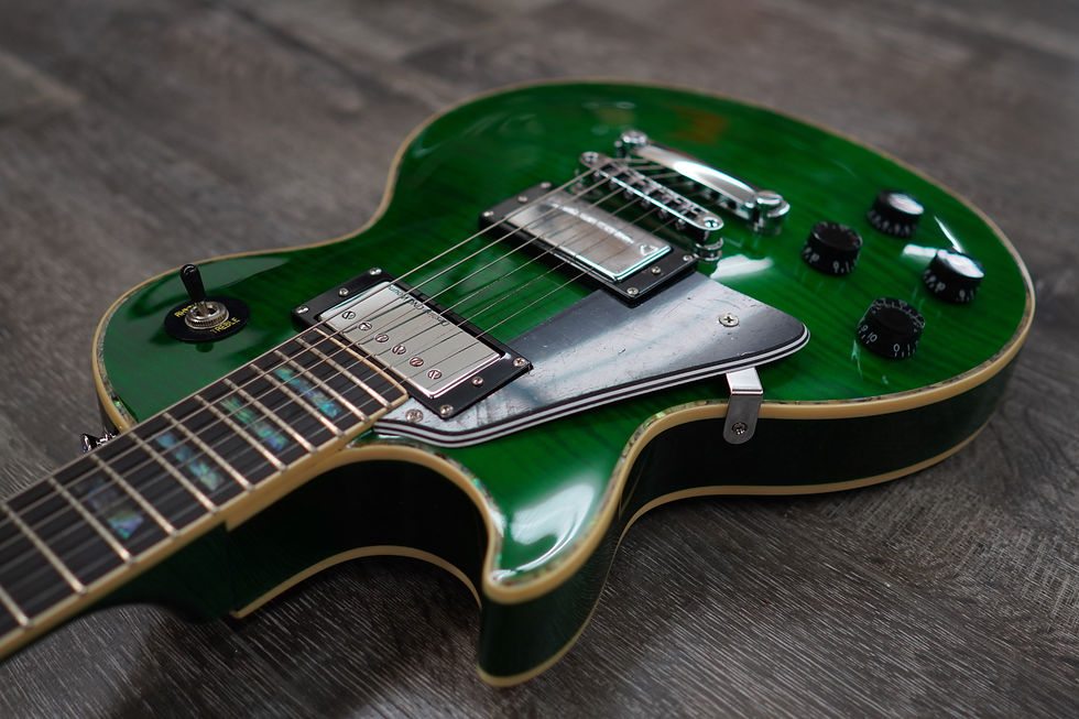 Thumbnail: AIO Wolf WLP 750T Left-Handed Electric Guitar - Green