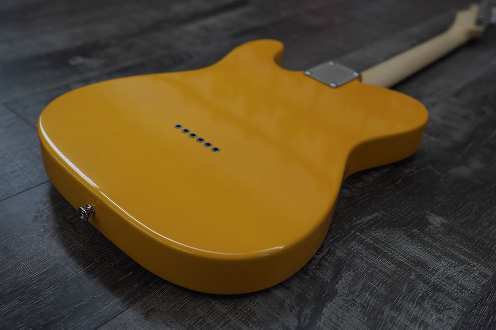 Thumbnail: AIO TC4 Electric Guitar - Marigold Yellow (Mint Pickguard)