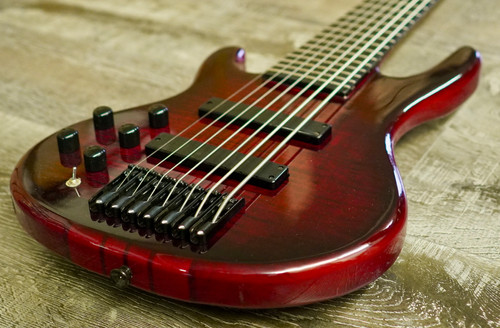 AIO S11-7 Left-Handed Bass - Wine Red | Your Next Custom AIO l All