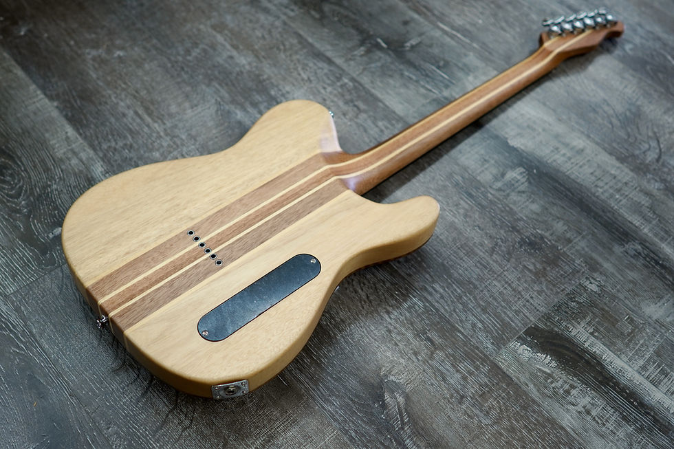 Thumbnail: AIO TC1-HH Left-Handed Electric Guitar - Natural *Humbucker Pickup