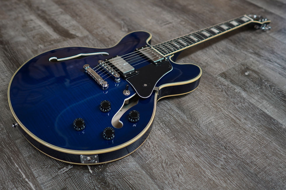 Thumbnail: AIO Wolf KSA50 Electric Guitar - Navy Blue