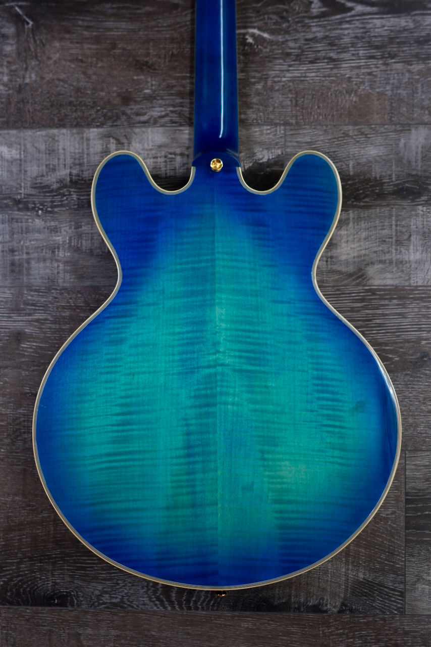 Thumbnail: AIO SH-335 Left Handed Semi-Hollow Electric Guitar - Blue Burst