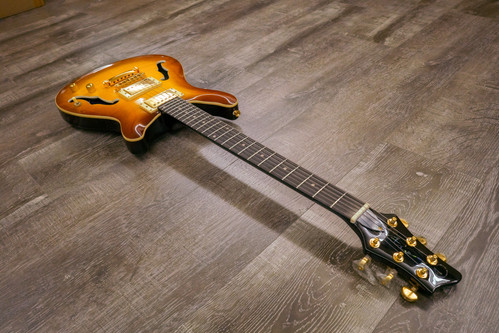 AIO Wolf KLP 45FM Electric Guitar - Honey Burst | Your Next Custom