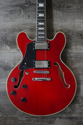 AIO Wolf KSA50 Left-Handed Electric Guitar - Wine Red | Your