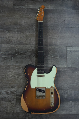 AIO TC3 Relic Electric Guitar - Sunburst (Mint Pickguard) | Your