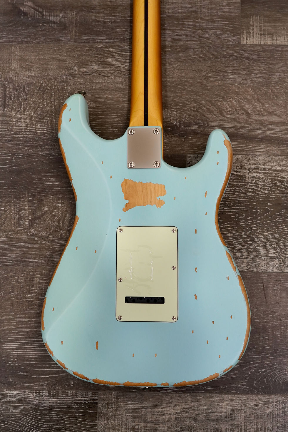 Thumbnail: AIO S3 Left-Handed Electric Guitar - Relic Sonic Blue (Maple Fingerboard)