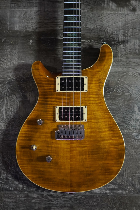 AIO Wolf W400 TRE Left-Handed Electric Guitar - Tiger Amber | Your
