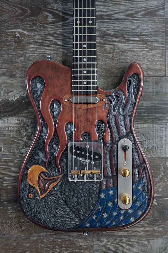 AIO Custom Art Electric Guitar - American Eagle | Your Next