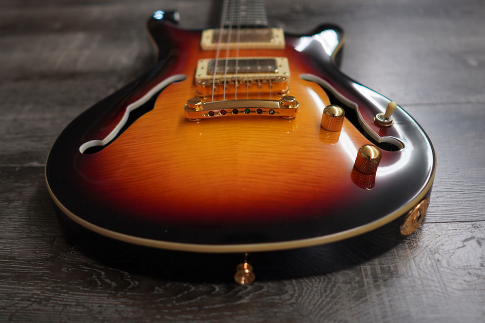 Thumbnail: AIO Wolf KLP 45FM Electric Guitar - Brown Sunburst