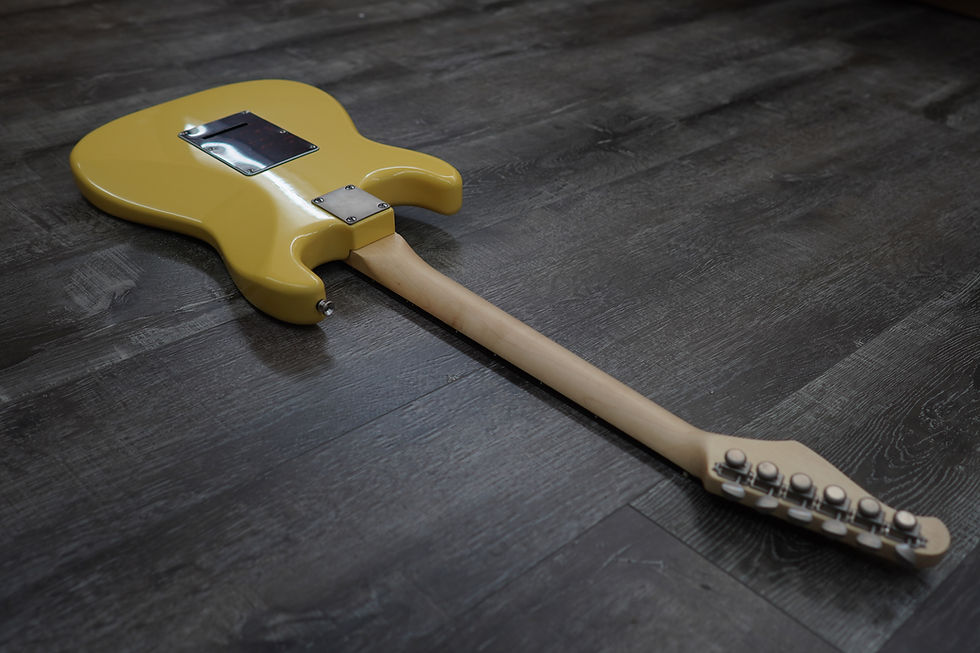 Thumbnail: AIO S4 Electric Guitar - Buttercream (Brown Pickguard)