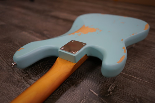 AIO P-Bass Relic - Sonic Blue | Your Next Custom AIO l All In One