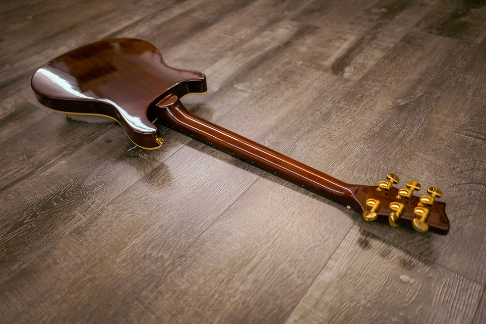 Thumbnail: AIO Wolf KLP 45FM Electric Guitar - Tiger Amber