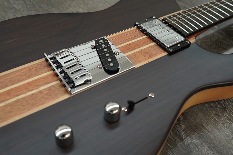Thumbnail: AIO TC1-H Electric Guitar - Dark Walnut *Humbucker Neck Pickup