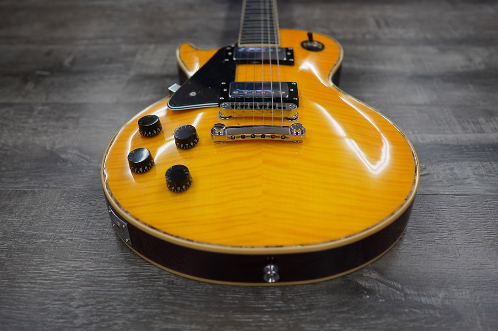 Thumbnail: AIO Wolf WLP 750T Left-Handed Electric Guitar - Amber
