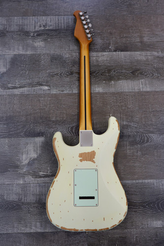 ★☆OlympicWhite Relic MultilayerStrato☆★ Team Built 60s Stratocaster Super Heavy Relic Olympic White over 2