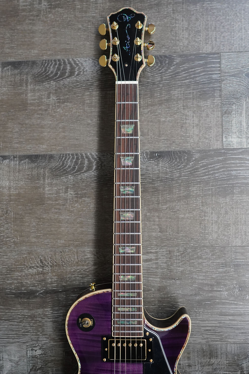 Thumbnail: AIO Wolf WLP 750T Electric Guitar - Purple Burst