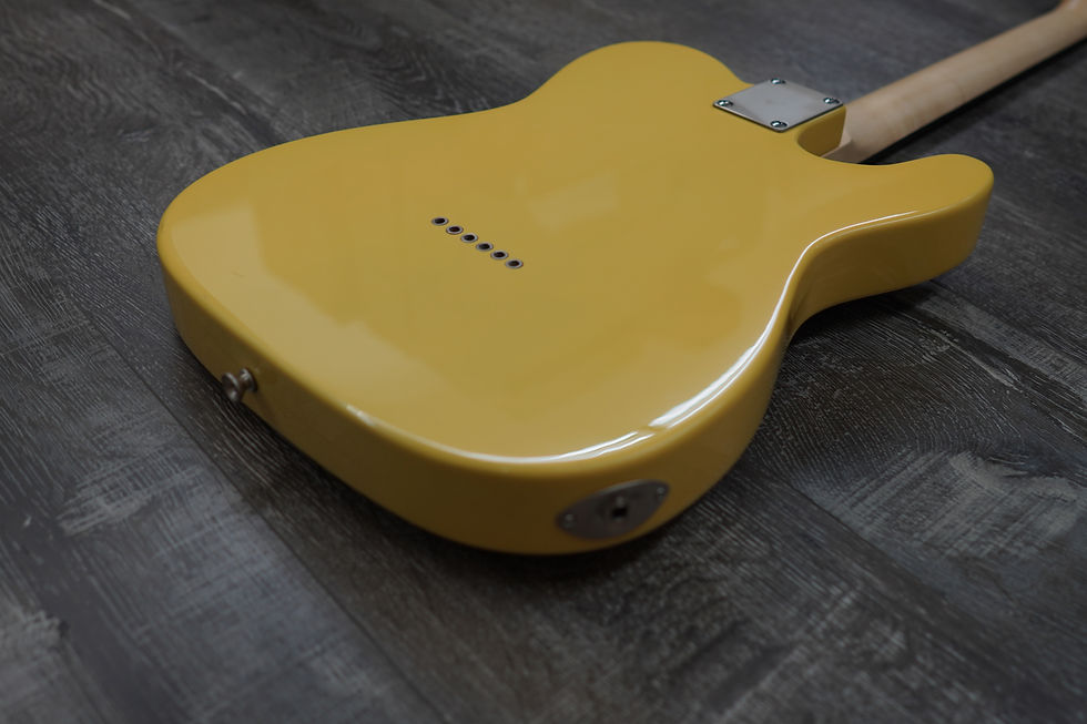 Thumbnail: AIO TC4 Left-Handed Electric Guitar - Buttercream (Brown Pickguard)