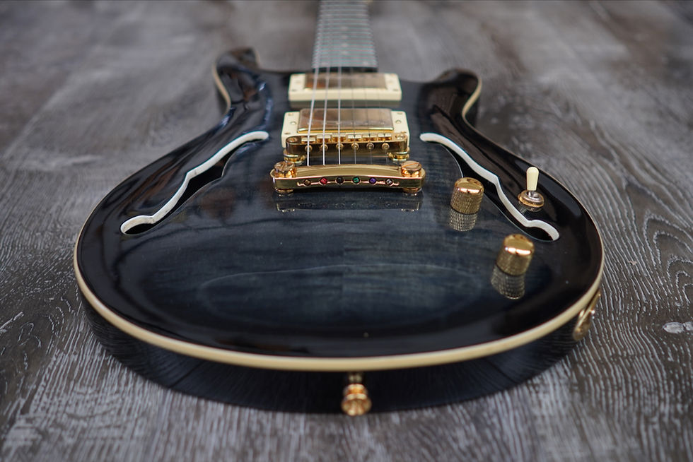 Thumbnail: AIO Wolf KLP 45FM Electric Guitar - Black Burst