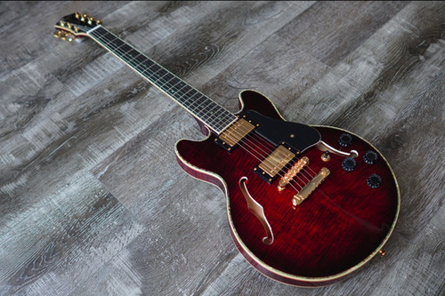 AIO Wolf KSA90 Electric Guitar - Red Burst | Your Next Custom AIO