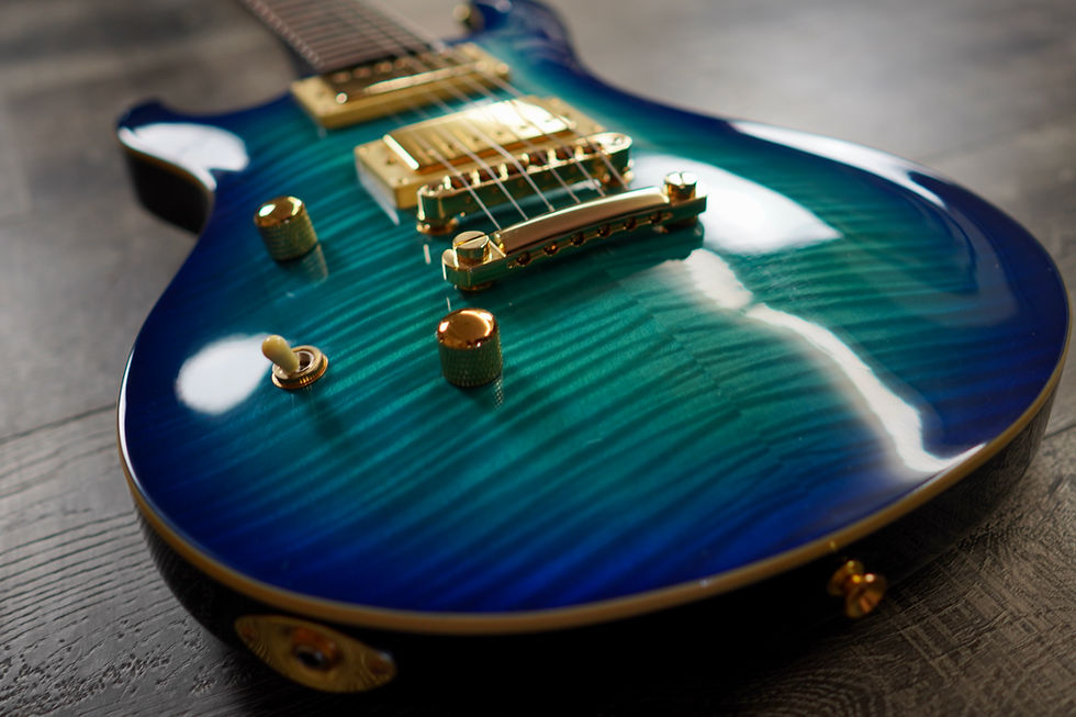 Thumbnail: AIO Wolf W400 Left-Handed Electric Guitar - Blue Burst