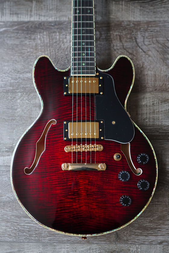 AIO Wolf KSA90 Electric Guitar - Red Burst | Your Next Custom AIO