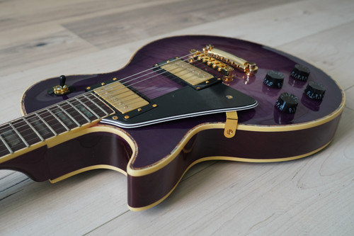 AIO Wolf WLP 750T Left-Handed Electric Guitar - Purple Burst