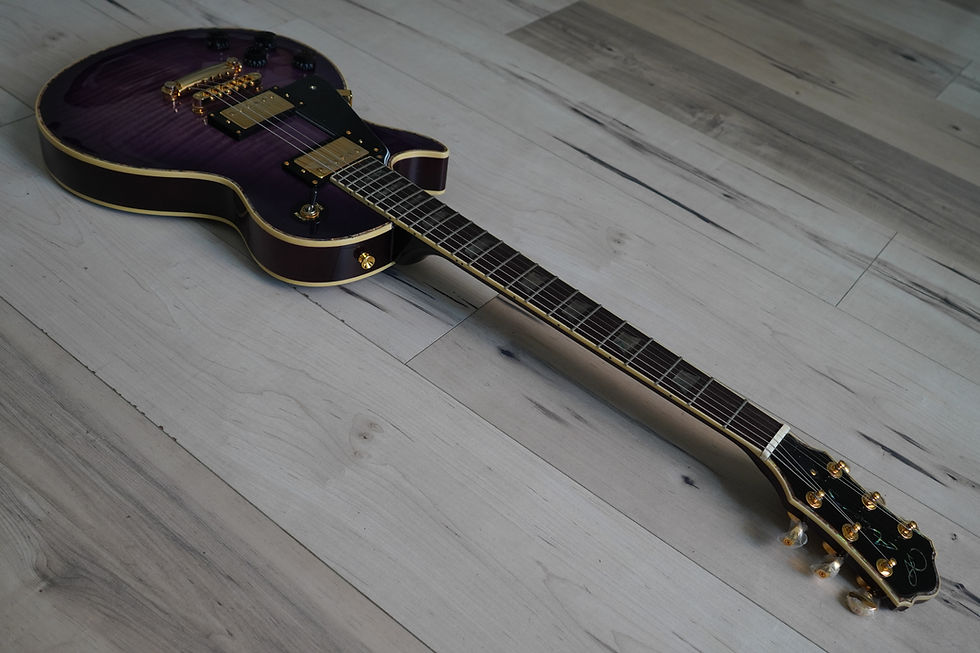 Thumbnail: AIO Wolf WLP 750T Left-Handed Electric Guitar - Purple Burst