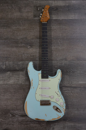 AIO S3 Electric Guitar - Relic Sonic Blue (Ebony Fingerboard