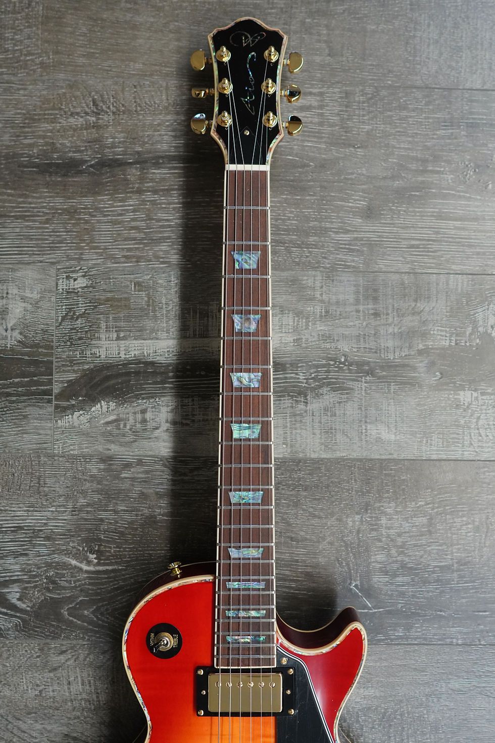 Thumbnail: AIO Wolf WLP 750T Electric Guitar - Cherry Burst