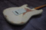 Thumbnail: AIO S3 Electric Guitar - Relic Olympic White (Ebony Fingerboard)