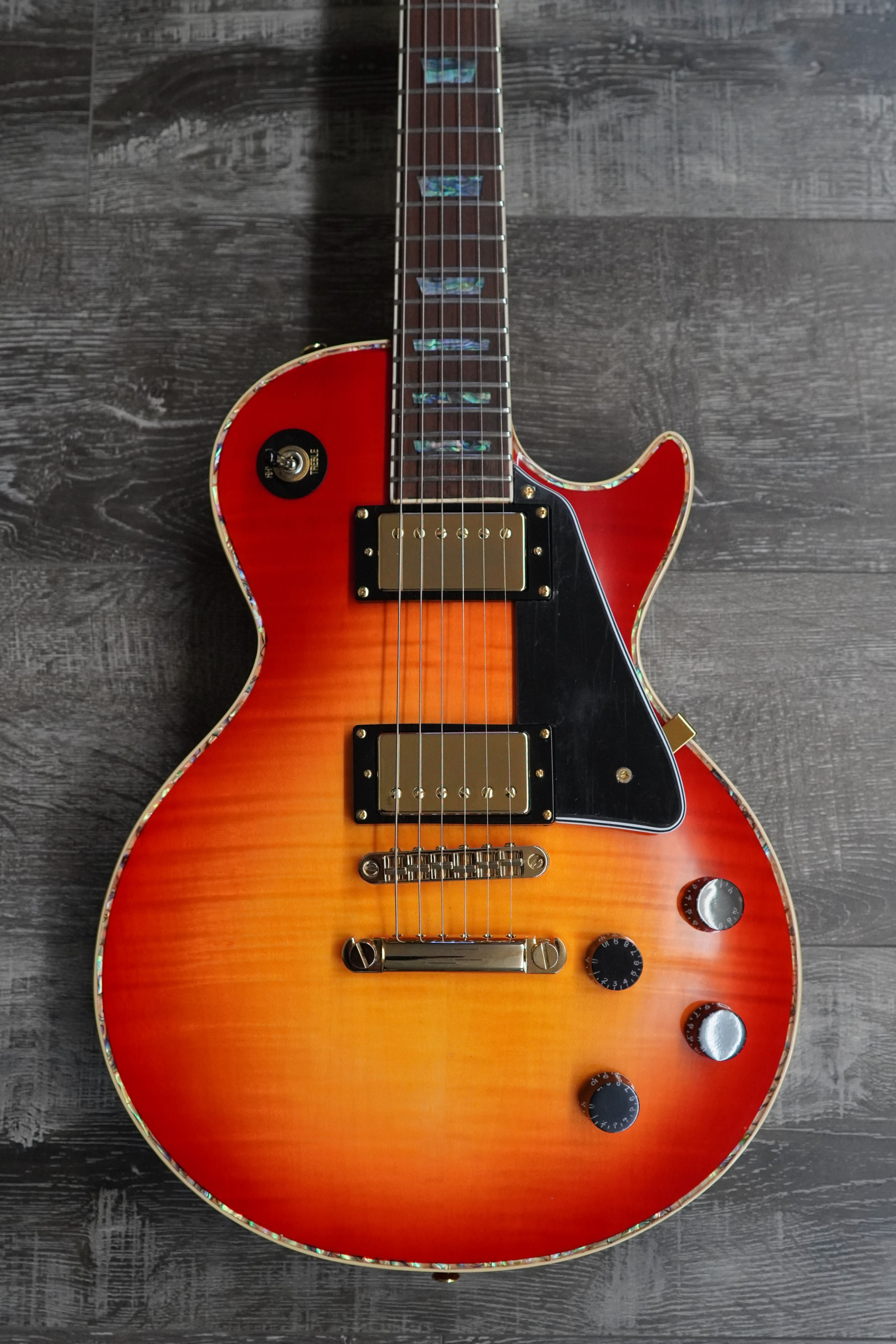 AIO Wolf WLP 750T Electric Guitar - Cherry Burst