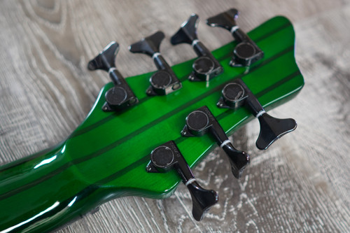 AIO S11-7 Left-Handed Bass - Green Burst | Your Next Custom AIO l