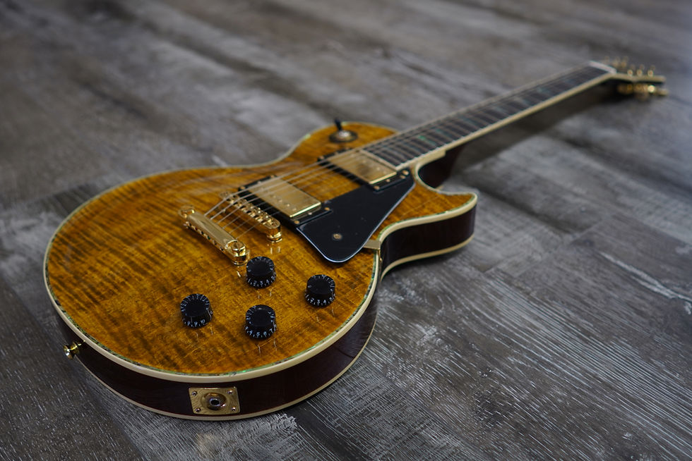 Thumbnail: AIO Wolf WLP 750T Electric Guitar - Tiger Amber