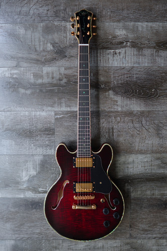 AIO Wolf KSA90 Electric Guitar - Red Burst | Your Next Custom AIO
