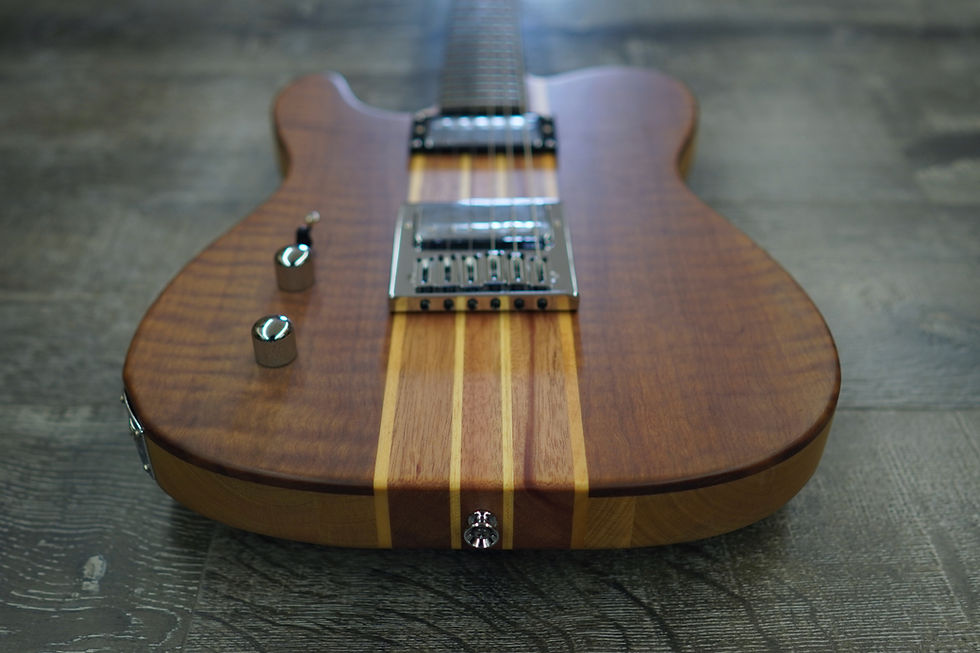 Thumbnail: AIO TC1-HH Left-Handed Electric Guitar - Natural *Humbucker Pickup