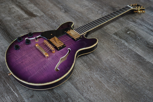 AIO Wolf KSA90 Left-Handed Electric Guitar - Purple Burst | Your