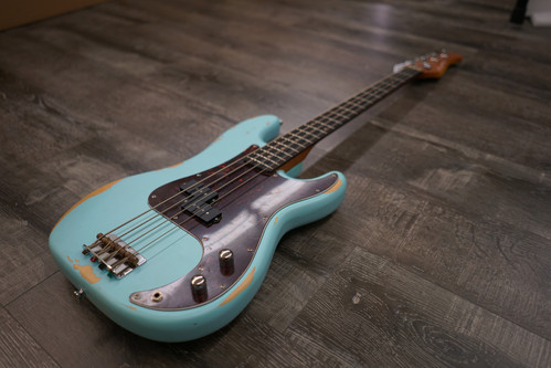 AIO P-Bass Relic - Sonic Blue | Your Next Custom AIO l All In One