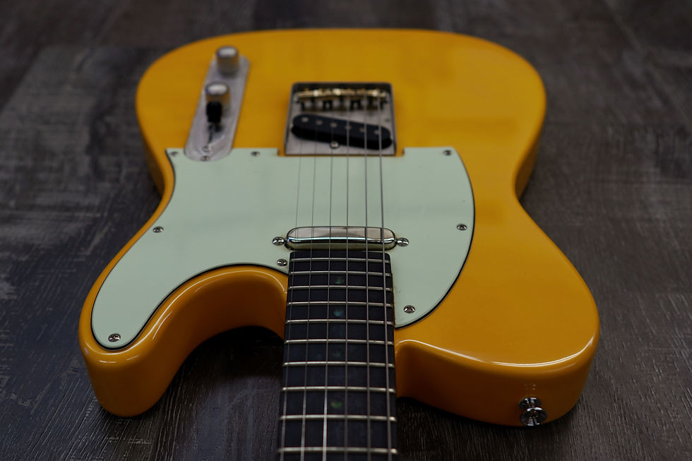 Thumbnail: AIO TC4 Electric Guitar - Marigold Yellow (Mint Pickguard)