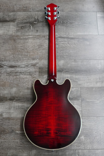 AIO Wolf KSA90 Electric Guitar - Red Burst (Chrome Hardware