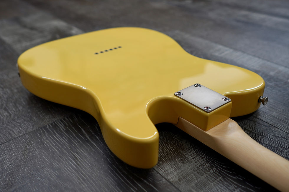 Thumbnail: AIO TC4 Left-Handed Electric Guitar - Buttercream (Mint Pickguard)