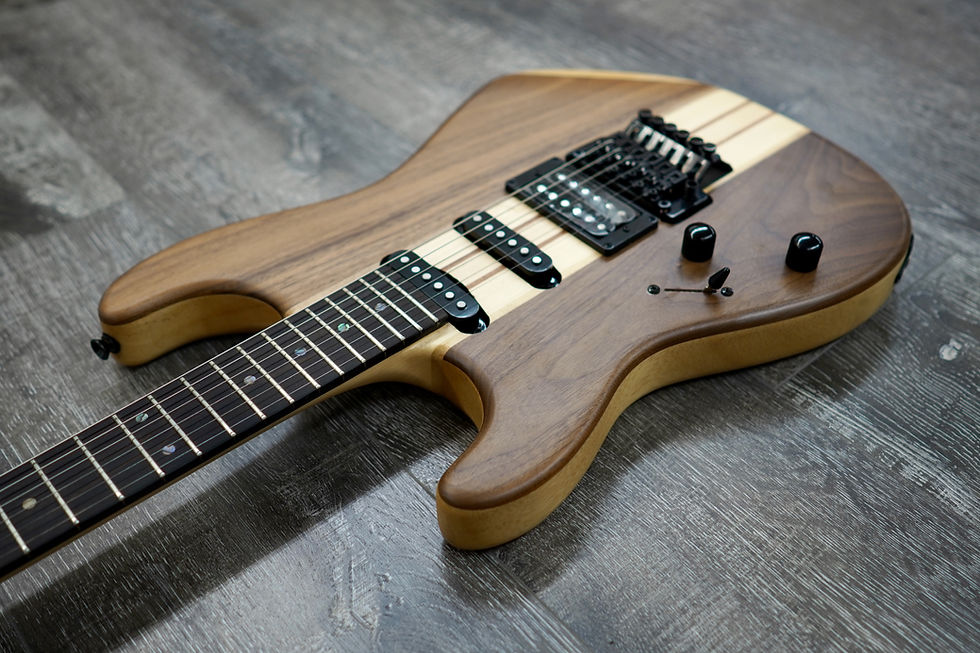 Thumbnail: AIO Wolf S1 Floyd Rose Left-Handed Electric Guitar - Walnut