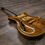 Thumbnail: AIO Wolf KLP 45FM Electric Guitar - Tiger Amberin stock